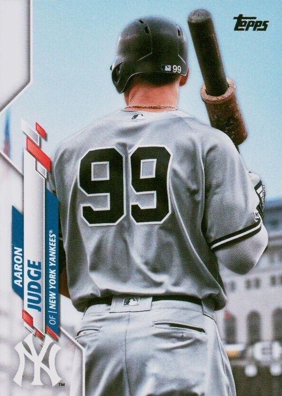 Aaron Judge 2020 Topps Update #U-15 SSP Variation (Back of Jersey